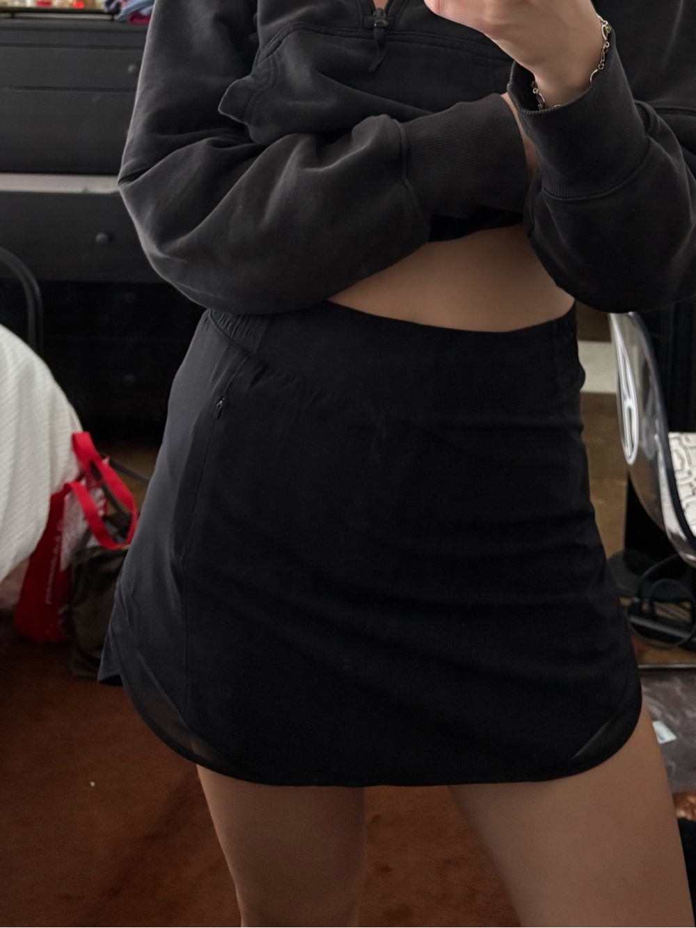 LULULEMON Black Tennis Skirt